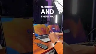 Give your laptop an additional monitor so you can have dual screen video editing.