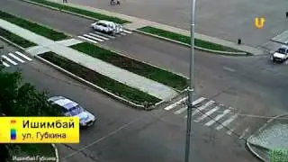 Авария в городе Ишимбай.flv