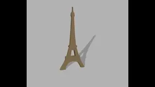 Эфелева Башня в Fusion 360 for 3d printer