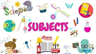 Subjects Vocabulary for Kids|| Learn English || School Subjects Vocabulary with Pictures ||