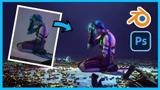 Cosplay Photo Editing - 3D backgrounds using Blender and Photoshop