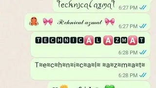 Hidden fonts in whatsapp | whatsapp tricks ! Whatsapp fontstyle kaise change kare | 