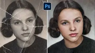 Restore Old Image in Adobe Photoshop | Graphic Design |