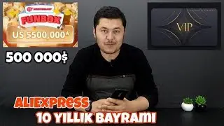 AliExpress 10 yoshda. 500 000$ lik kuponlar, VIP card
