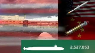 modern warships testing the USS ohio class 3 submarine. 2 million and 500k damage! #modernwarships