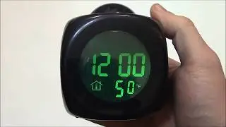 LCD TIME DISPLAY AND LED PROJECTION ALARM CLOCK