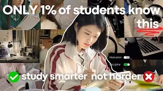 How to Be THAT Student Everyone Secretly Admires | Study Tricks, Get Straight A's & Stay Consistent 