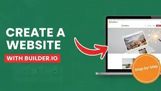 How to Create a Stunning Website with Builder io | Step by Step Guide 2025