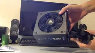 Corsair HX650 80+ GOLD 650 Watt Professional PSU Unboxing