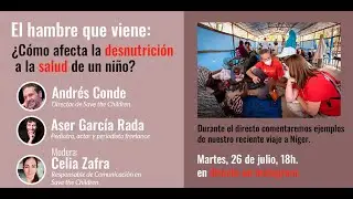 El hambre que viene - Directo en Instagram sobre la desnutrición en la infancia