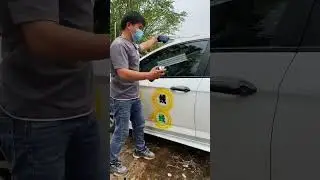 🚘 Wave Goodbye to Tar - Our Car Cleaning Wizard! #carcleaning #autodetailing #carcare #glozmo