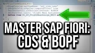 Master ABAP Programming Model for SAP Fiori (CDS & BOPF): End-to-End Demo