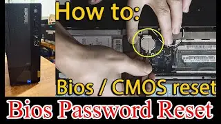 How to Bios / CMOS Reset II Bios Password Reset - with jumpers