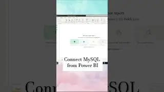 How to Connect MySQL Database from Power BI 