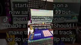 Unintentional banger? Make a full track or drop the stems so you can flip?