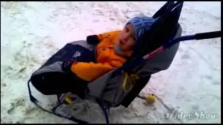 Санки коляска ника детям 7 2 цвета