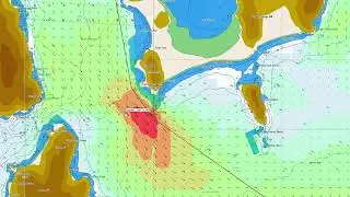 Currents at Iron Pot and North Bruny Island
