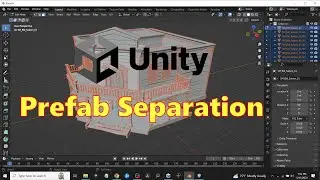Separate prefab into separate pieces - Unity