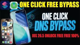 iPhone iCloud Bypass FREE 🔥 One Click DNS Method Working 2026