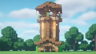 Minecraft: How to Build a Tower House