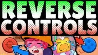 Playing brawl stars but with reversed controls! (Confusing)