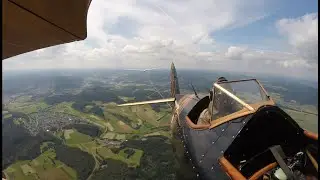 Boeing Stearman Glider-Towing & Aerobatics / Segelflug-Schlepp ASK 21 & Kunstflug