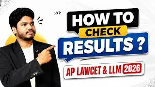 How to Check Results Easily 🔥//AP LAWCET & LLM 2026 Results