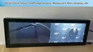 Retail Shelf Edge Advertising，Advertising LCD Display，LCD Signages，LCD Display，Bar type LCD display