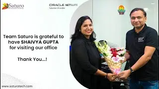 Team Saturo is grateful to have Shaivya Gupta for visiting our office | Saturo Technologies Pvt Ltd