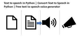 Text to speech in Python | Convert Text to Speech in Python | Free text to speech voice generator