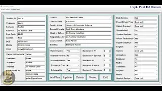 How to Create School Management System with MySQL using Python in Visual Studio Code - Part 4 of 4