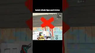 Bgmi Pubg Mobile hotel climb tips and tricks #shorts #tipsandtricks