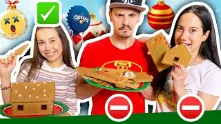 КОЛЕДНИ КЪЩИЧКИ Challenge | КОЙ се справи и на КОЙ му ПАДНА КЪЩАТА? | Studio Queen's №137