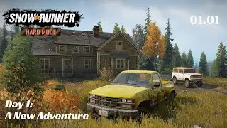 SnowRunner Hard Mode - R01 E01 - A New Adventure