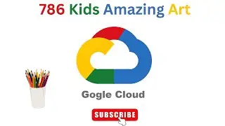 How to draw Google Cloud logo in ms paint # Ms paint tutorial