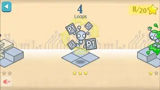 Lightbot Level 4 Complete