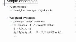 Ensembles (1): Basics