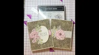 Stampin Up Cottage Rose