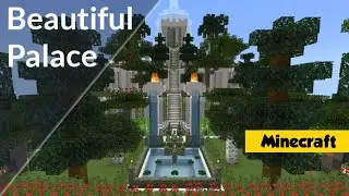 Beautiful palace in Minecraft