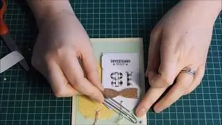Tuto Carterie :Carte Anniversaire pour un jeune homme