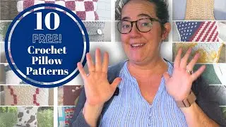 10 FREE Crochet Pillow Patterns