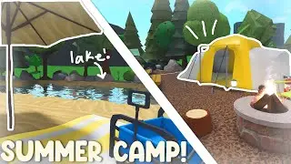 Building a Summer Campground in Bloxburg!