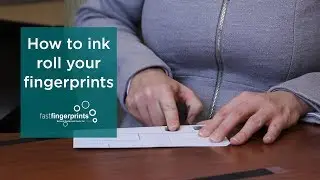 Watch as FastFingerprints demonstrates how to roll your fingerprints