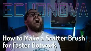 Photoshop Tutorial | How to Make a Scatter Brush for Faster Dotwork
