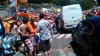 Dutch Corner on Alpe d'Huez