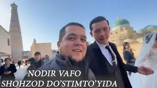 NODIR VAFO XONOBOD TO'YIDA XIZMATDA SHAHZODBEK OG'AMIZ BAXT TILAYMIZ (JONLI EFIRDA)