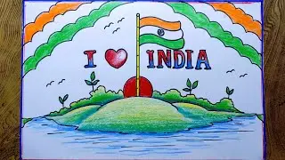 Independence day drawing easy step by step/Independence day drawing/Independence day