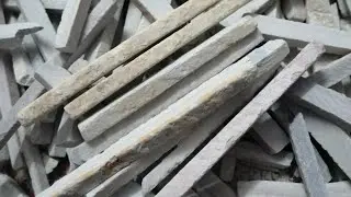 Crunchy slate pencils cutting factory ||slate pencils stones