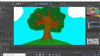 Krita Tutorial (Drawing a Tree)