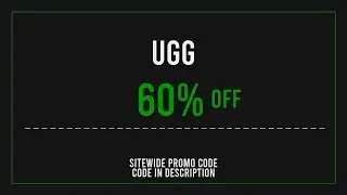 UGG Promo Code 2025 March